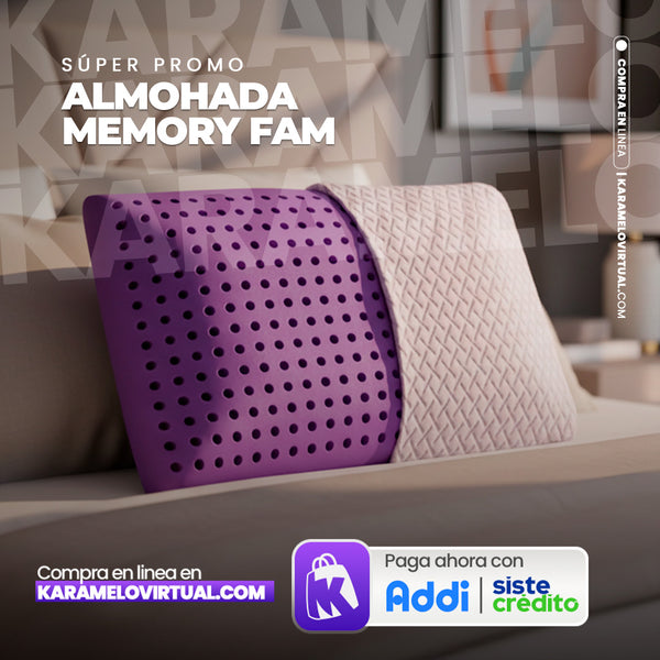 ALMOHADA MEMORY FAM (NO PIERDE FORMA)