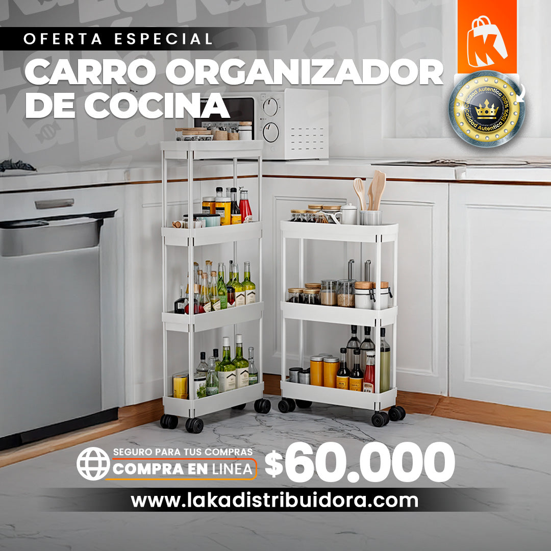 CARRO ORGANIZADOR DE COCINA