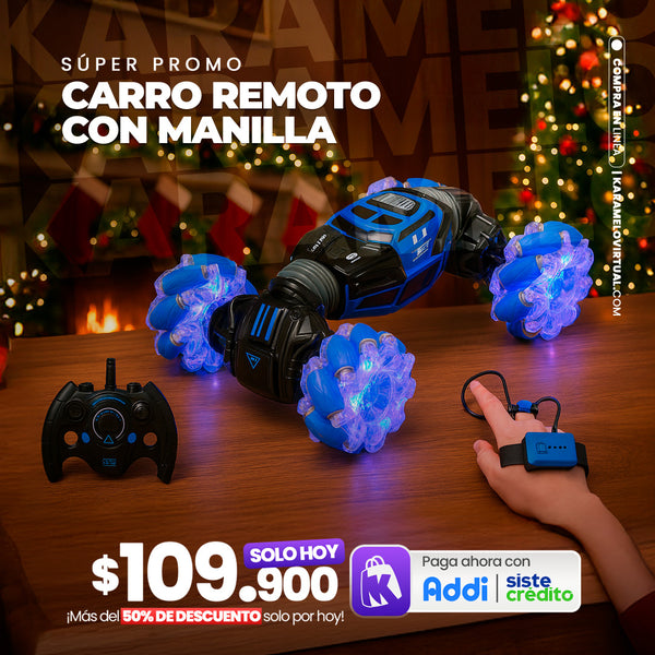 CARRO CONTROL REMOTO CON MANILLA