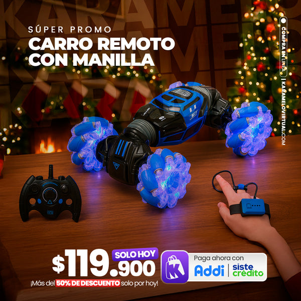 CARRO CONTROL REMOTO CON MANILLA