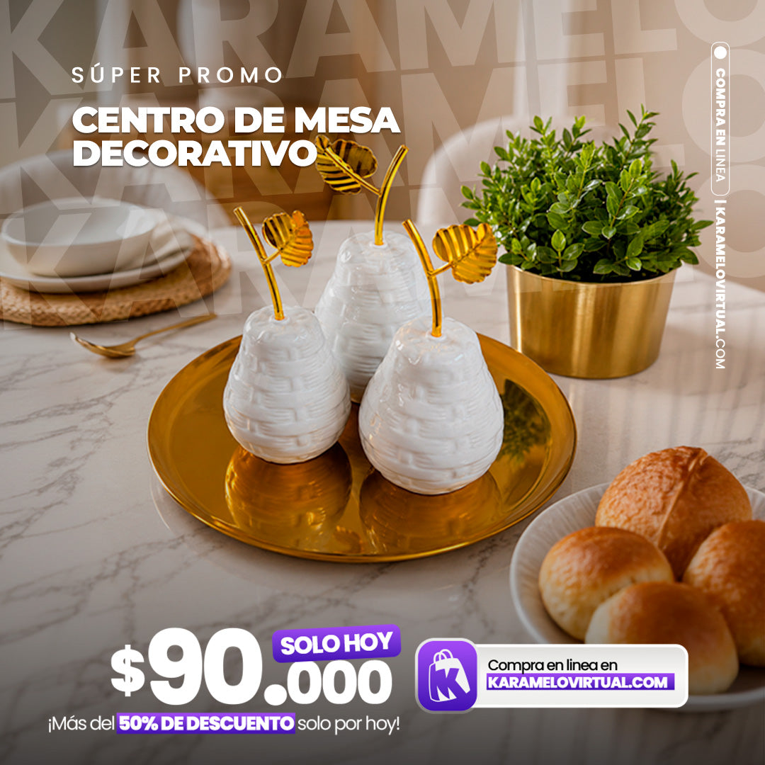 CENTRO DE MESA DECORATIVO