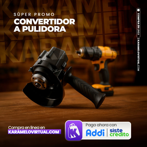 ADAPTADOR DE TALADRO A PULIDORA