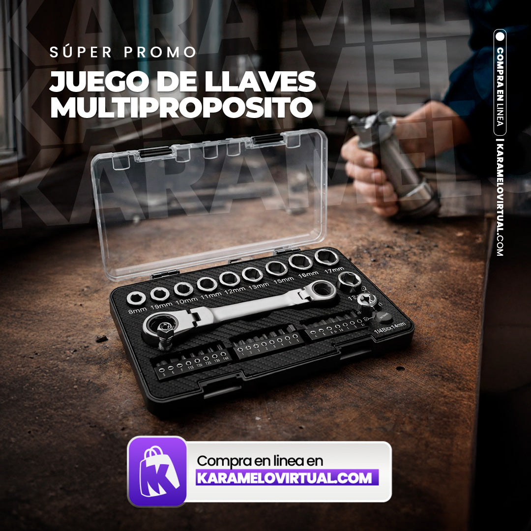 JUEGO DE LLAVES MULTIPROPOSITO