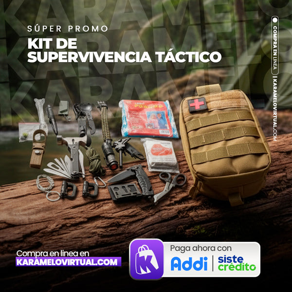 KIT DE SUPERVIVENCIA TACTICO 21 EN 1