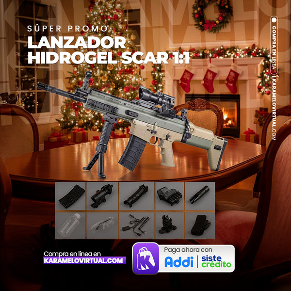 LANZADOR HIDROGEL SCAR 1.1 (NO ES REAL)