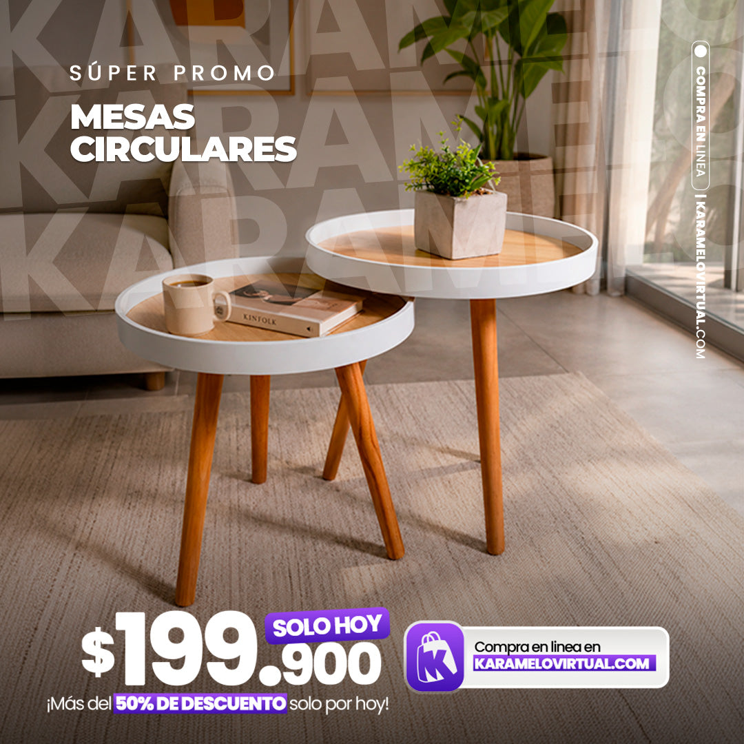 MESAS CIRCULARES