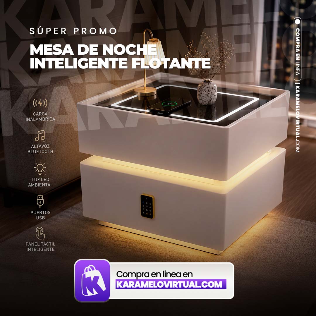MESA DE NOCHE INTELIGENTE FLOTANTE