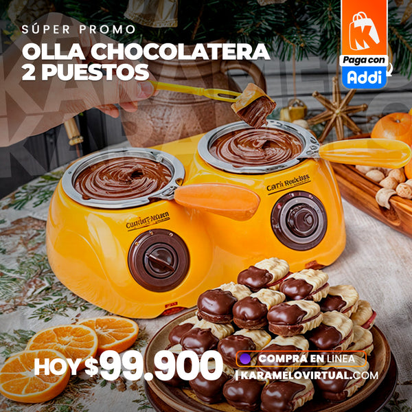 FUNDIDORA DE CHOCOLATE DOBLE