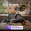 SET DE OLLAS 10 PIEZAS