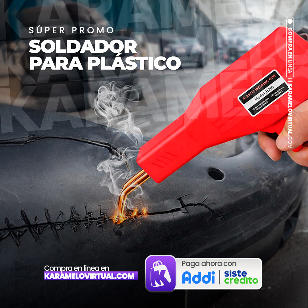 KIT DE SOLDADURA DE PLÁSTICO DE 50W